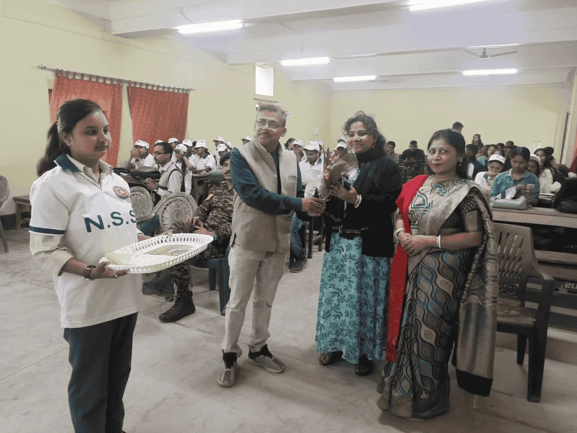 Central library at Parimal Mitra Smriti Mahavidyalaya