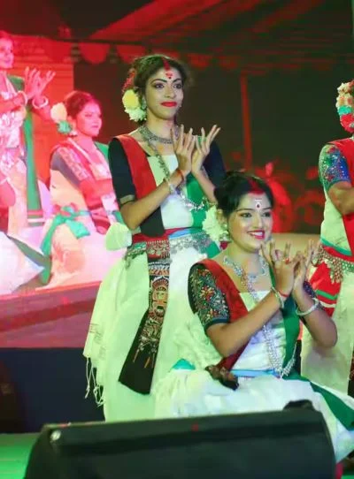 Cultural Fest Utsav 2026 celebration at PMSM College main campus